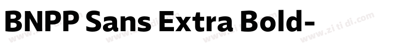 BNPP Sans Extra Bold字体转换